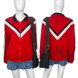 00s 2010s Victorias Secret PINK Logo Windbreaker Full Zip Sz M
